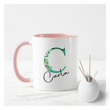Green & Gold Letters Mug