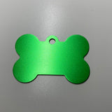 green pet tag