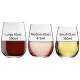 ‘Wine Time’ Stemless Wine/Gin Glass