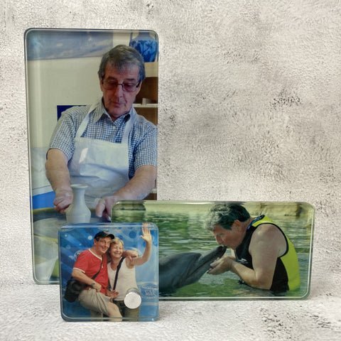 Triple Glass Photo Frame