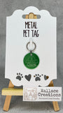 Personalised Pet Tag