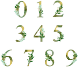 Greenery Number Mug