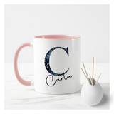 Moon & Stars Letter Mug