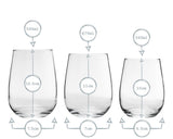 ‘Wine Time’ Stemless Wine/Gin Glass