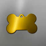 gold pet tag