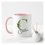 Greenery Letters Mug