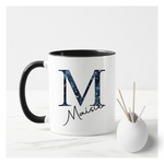 Moon & Stars Letter Mug