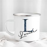 Moon & Stars Letter Mug