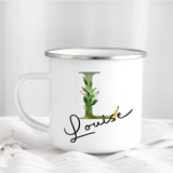 Greenery Letters Mug